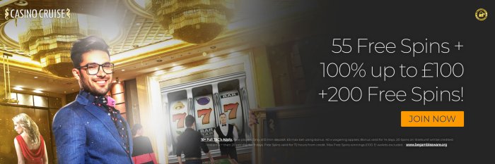 casino cruise 55 free spins