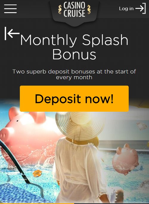casino cruise monthly bonus