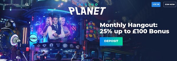 casino planet monthly offer