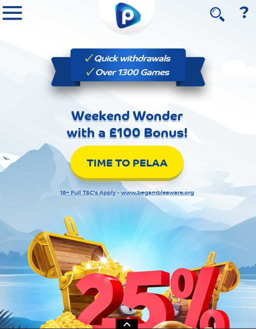 pelaa casino weekend promotion